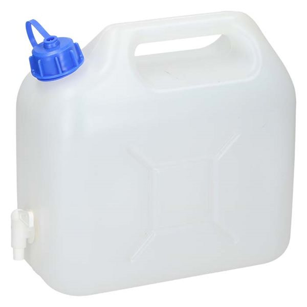 Allride vanddunk med hane og skruelåg 5 liter 