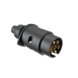 Miniaturebillede af 7 polet hanstik plastik