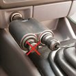Miniaturebillede af Dobbelt strømudtag 1->2