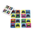 Miniaturebillede af VW Beetle flerfarvet glasbrikker 4 stk