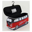 Miniaturebillede af Toilettaske VW T1 bus rød og sort