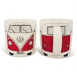 Miniaturebillede af Krus VW T1 bus motiv rød