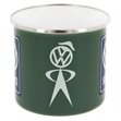 Miniaturebillede af Turkis Emaljekrus 500ml. Motiv: VW Service VW T1 bus 