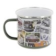 Miniaturebillede af Emaljekrus, VW T1 bus "STAMPS" 500ml