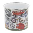 Miniaturebillede af Emaljekrus, VW T1 bus "STAMPS" 500ml