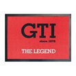 Miniaturebillede af VW GTI dørmåtte, ''The Legend'', rød