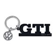 Miniaturebillede af VW GTI nøglering m. logo vedhæng, sort