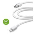 Miniaturebillede af Cellularline data og ladekabel m USB og lightning