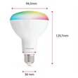 Miniaturebillede af Caliber BR30 smart home LED pære hvid/multicolor