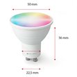 Miniaturebillede af Caliber GU10 Smart Home LED pære hvid/multicolor