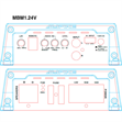 Miniaturebillede af Ampire monoblok 24 volt 