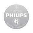 Miniaturebillede af Philips CR2016 knapcellebatteri 3V