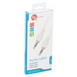 Miniaturebillede af Allride Connect 2,0 minijack 3,5mm lydkabel, 1,2m, hvid