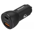 Miniaturebillede af Philips lader til cigarstik USB-A+C 36W