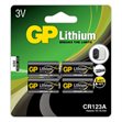Miniaturebillede af GP Pro CR 123A lithiumbatteri 4 stk