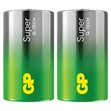 Miniaturebillede af GP Super Alkaline D-batteri 2-pak