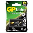 Miniaturebillede af GP CRV9SD-2U1 lithiumbatteri 9V 1 stk