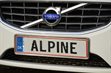 Miniaturebillede af Nummerpladeramme rustfrit stål