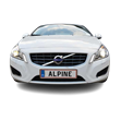 Miniaturebillede af Nummerpladeramme rustfrit stål