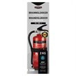 Miniaturebillede af Housegard pulver brandslukker med beslag 2 kg