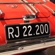 Miniaturebillede af Nummerpladeramme rustfrit stål 