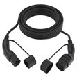 Miniaturebillede af Ladekabel type 2 32A 3-faset 10 meter