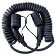 Miniaturebillede af Ladekabel Spiral Type-2 32A 3-faset 5 meter