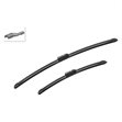 Miniaturebillede af BOSCH Aerotwin Flatblade A295S viskerblade til forrude 600mm og 400mm 2 stk