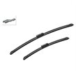 Miniaturebillede af BOSCH Aerotwin Flatblade A317S viskerblade til forrude 550mm og 400mm 2 stk