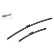 Miniaturebillede af BOSCH Aerotwin Flatblade A385S viskerblade til forrude 650mm og 450mm 2 stk