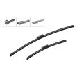 Miniaturebillede af Bosch Aerotwin Multiclip AM468S viskerblade til forrude 650mm og 400mm 2 stk
