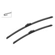 Miniaturebillede af Bosch AeroTwin Retro fit AR655S viskerblade til forrude 650mm og 550mm to stk