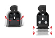Miniaturebillede af Menabo Airdyn E tagbøjlesæt Alu 2 bøjler til fixpoint