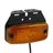 Sidemarkeringslygte orange 110x41x27 mm