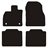 Luksus velourmåtter Toyota bZ4X (EA10) 2022-